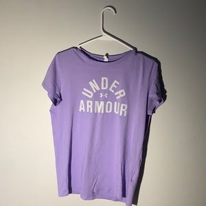 Purple under armor tee